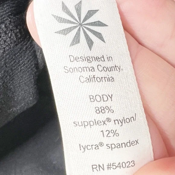 Athleta Womens Black High Waisted Athletic Yoga Stretch Ankle Leggings Size S - Picture 7 of 8